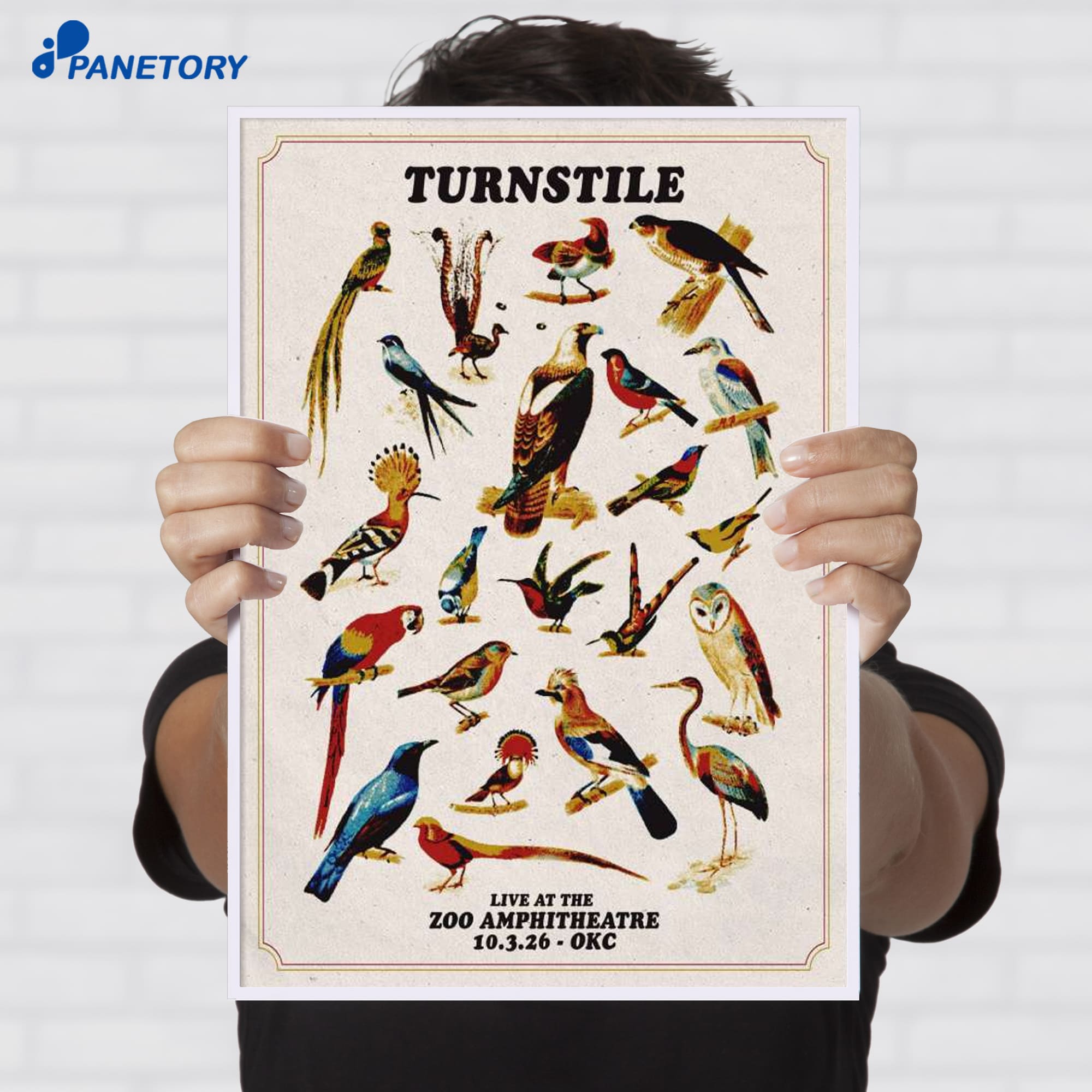 Turnstile The Zoo Amphitheatre Oklahoma City Ok Oct 3 2026 Poster Turnstile The Zoo Amphitheatre Oklahoma City Ok Oct 3 2026 Poster