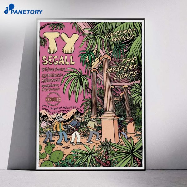 Ty Segall Santiago De Querétaro Mexico Oct 24 2026 Poster