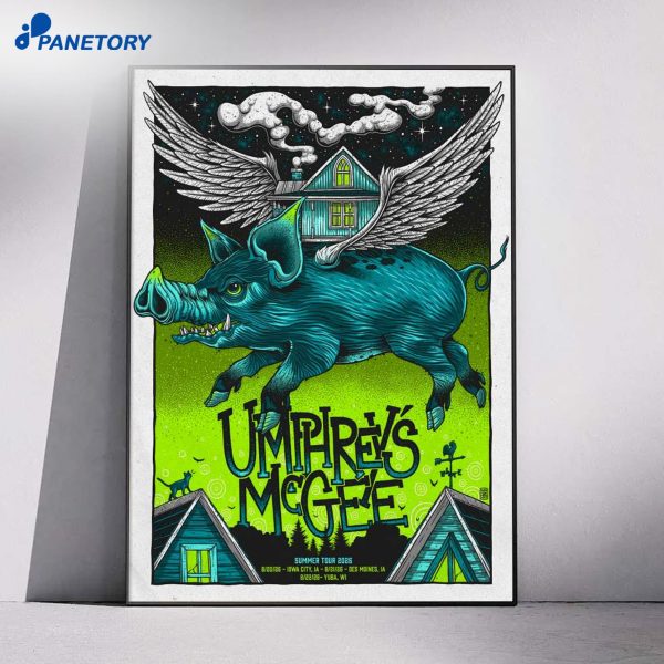 Umphrey'S Mcgee Des Moines Ia Aug 21 2026 Poster