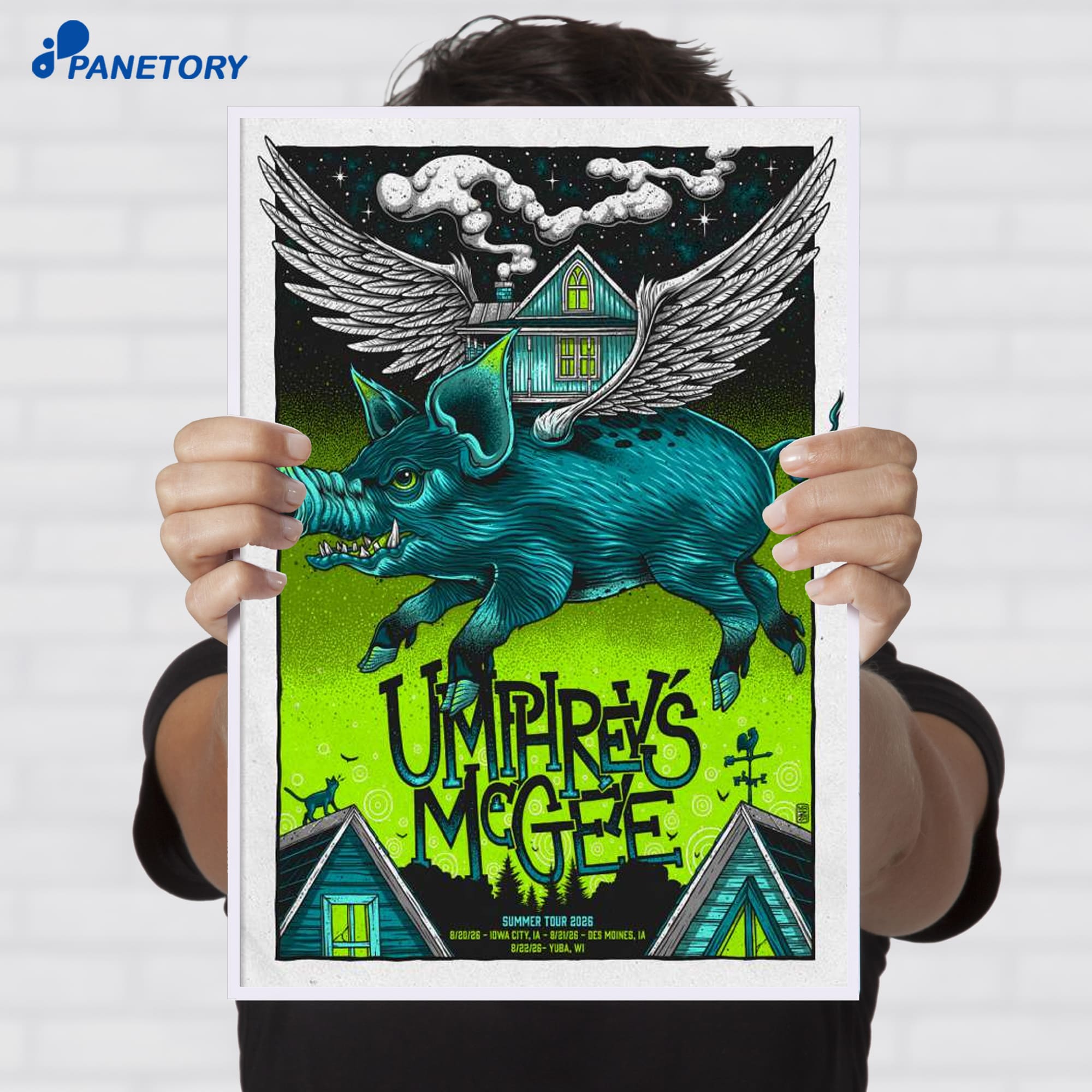 Umphrey'S Mcgee Des Moines Ia Aug 21 2026 Poster Umphrey'S Mcgee Des Moines Ia Aug 21 2026 Poster