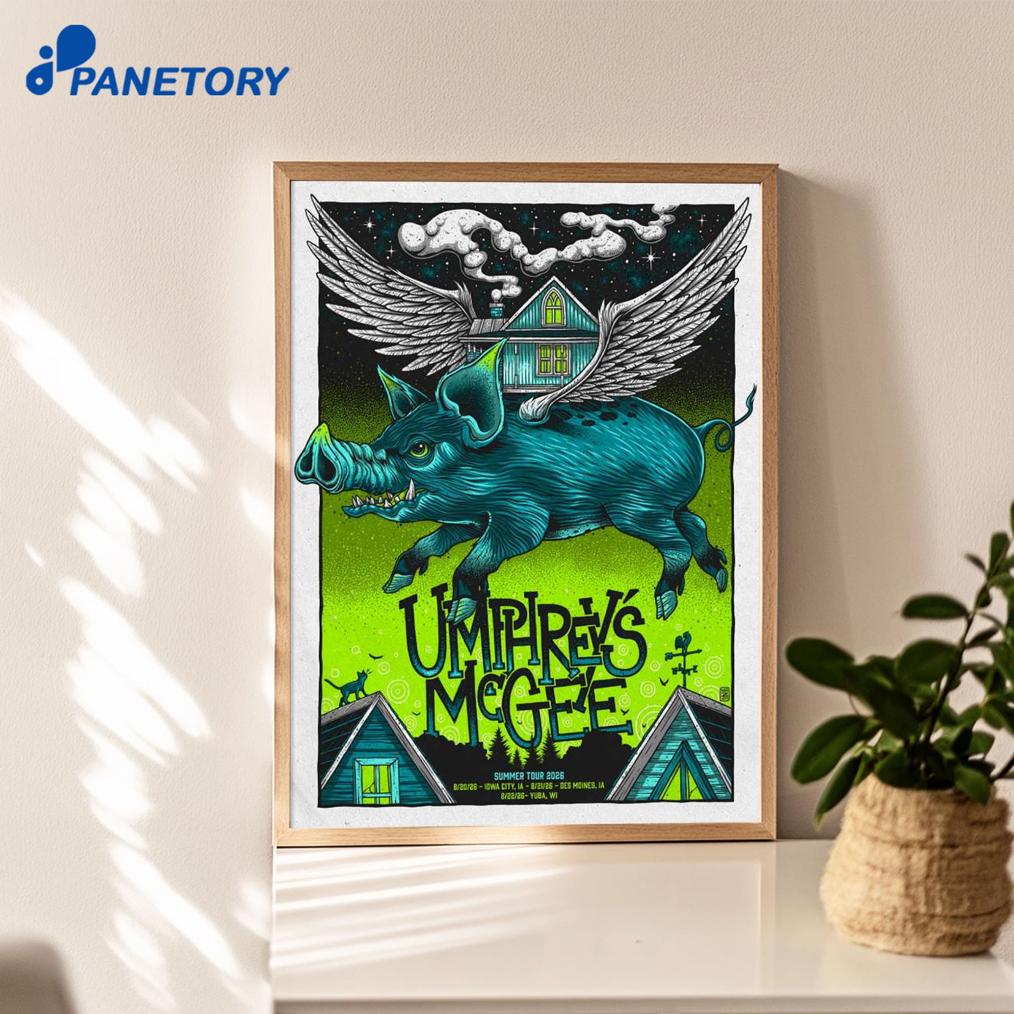 Umphrey'S Mcgee Des Moines Ia Aug 21 2026 Poster Umphrey'S Mcgee Des Moines Ia Aug 21 2026 Poster