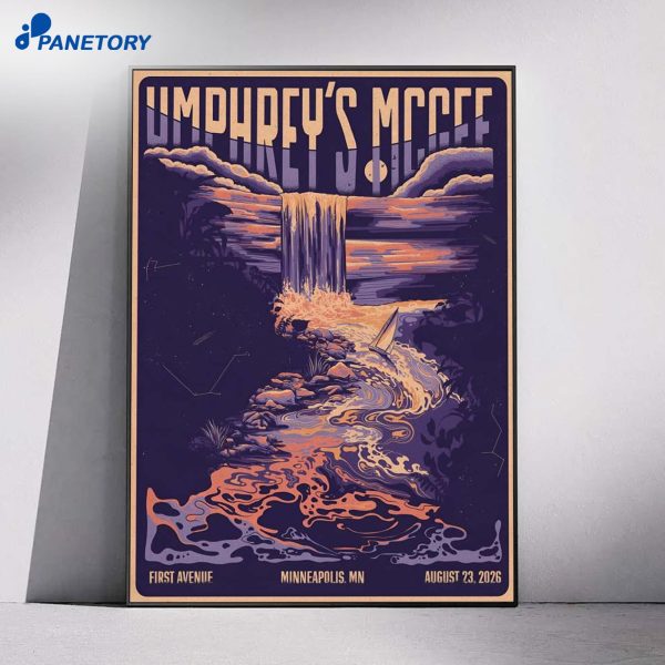 Umphrey's Mcgee Minneapolis MN Aug 23 2026 Poster