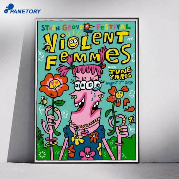 Violent Femmes Stern Grove Festival San Francisco CA Aug 2 2026 Poster