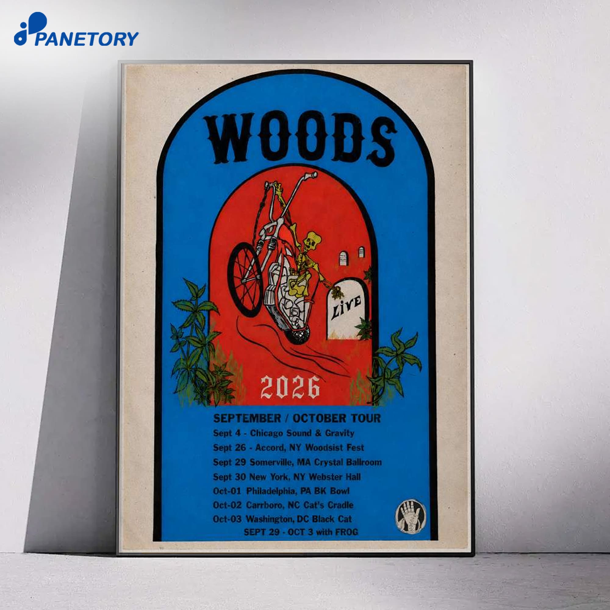 Woods Tour Sept And Oct 2026 Poster 4 Woods Tour Sept And Oct 2026 Poster 1