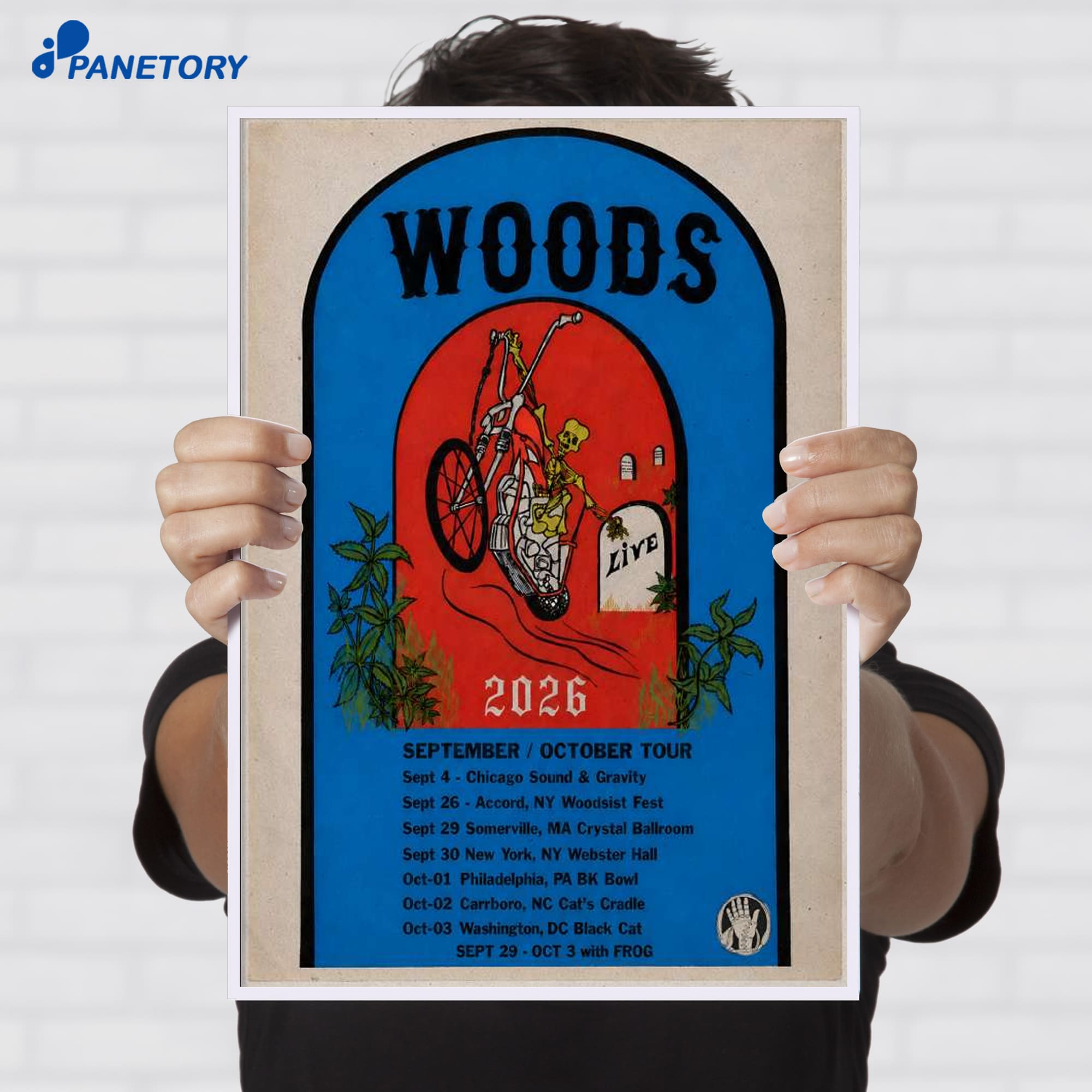 Woods Tour Sept And Oct 2026 Poster Woods Tour Sept And Oct 2026 Poster