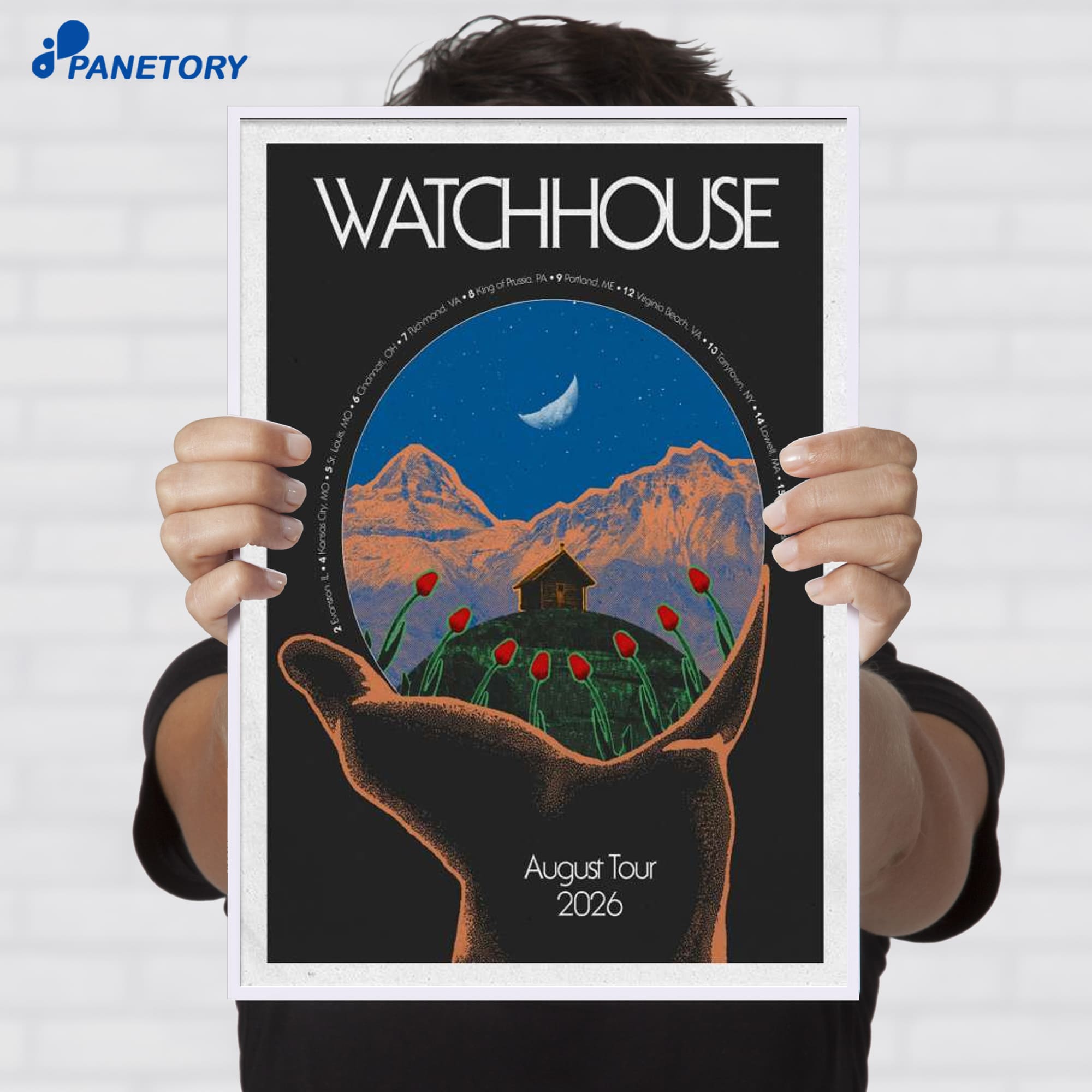 Watchhouse Tour North America Concert Exclusive Aug 2026 Poster Watchhouse Tour North America Concert Exclusive Aug 2026 Poster