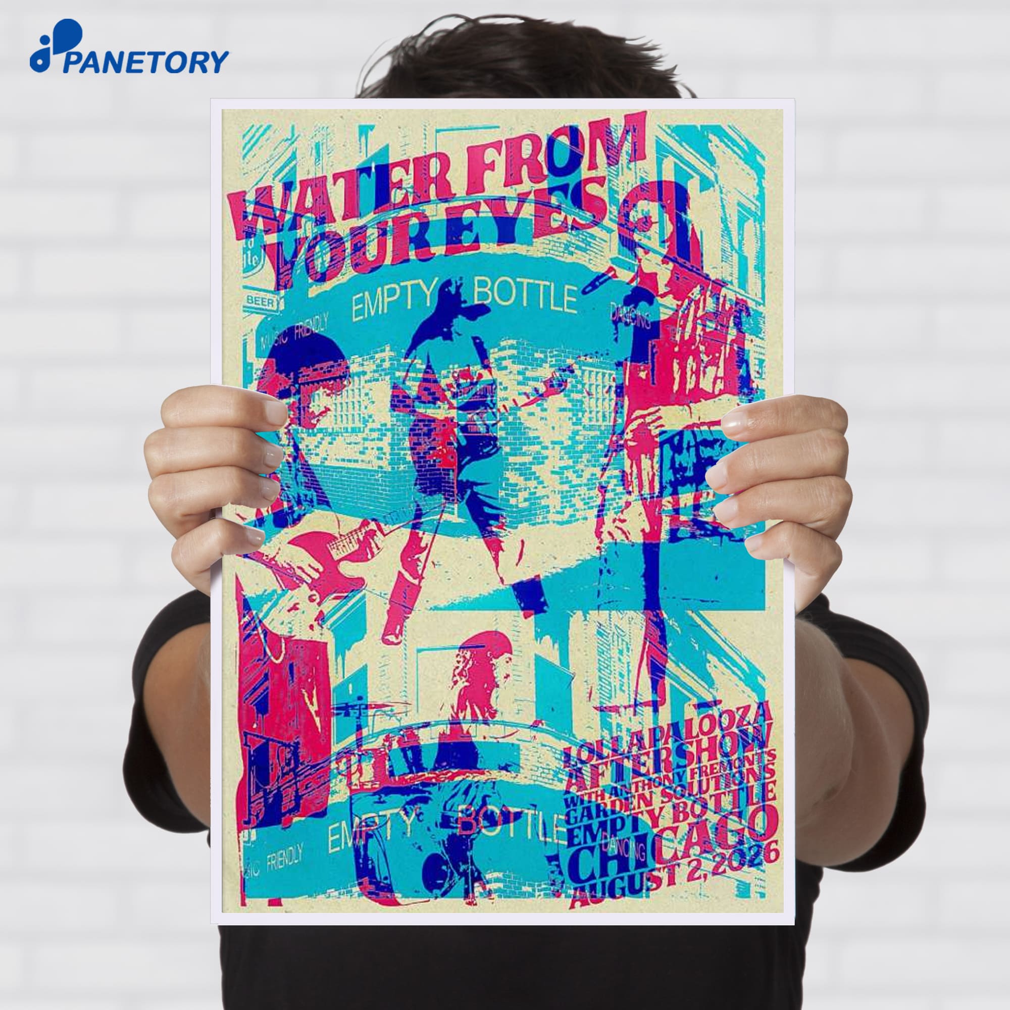 Water From Your Eyes Lollapalooza Aftershow Aug 2 2026 Poster Water From Your Eyes Lollapalooza Aftershow Aug 2 2026 Poster