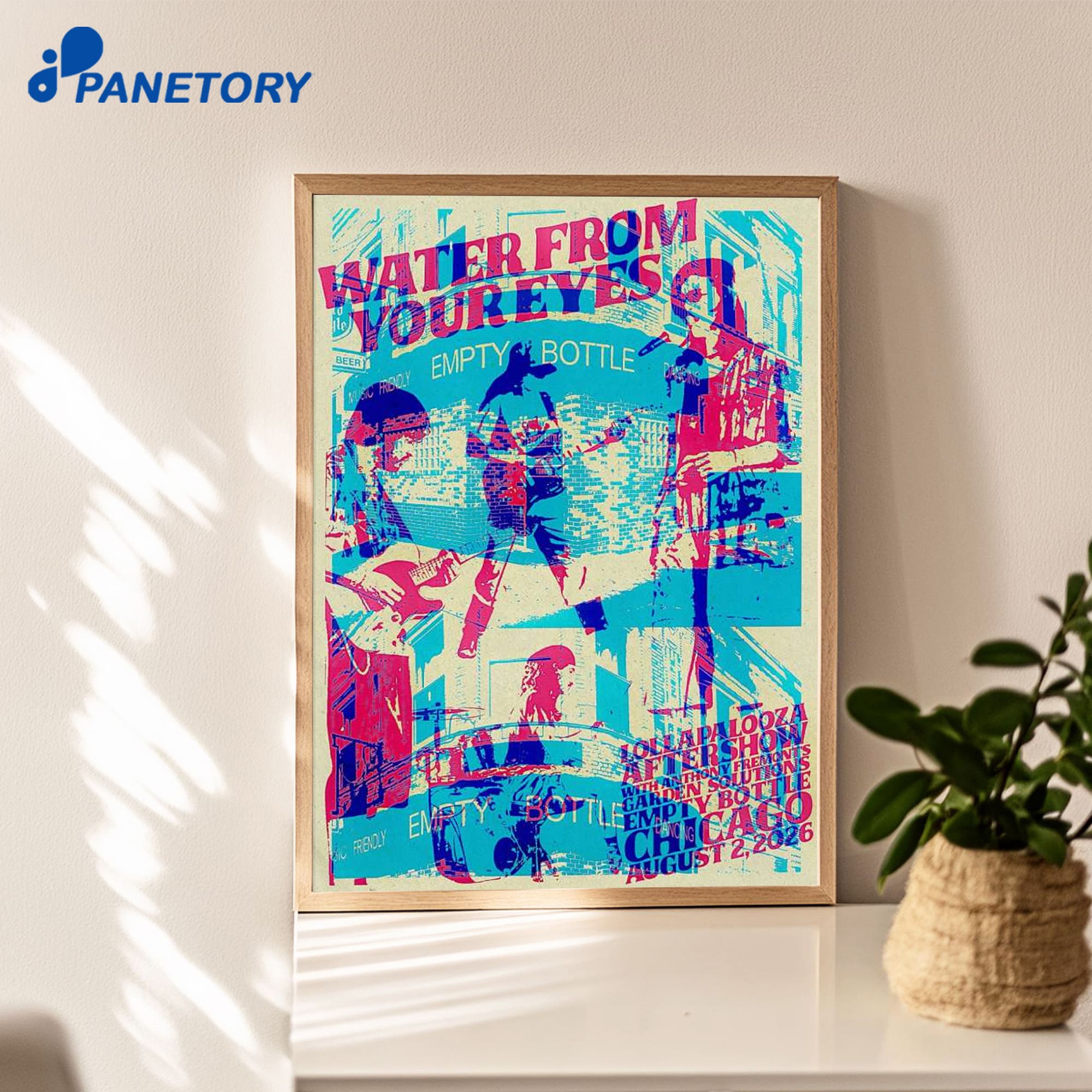 Water From Your Eyes Lollapalooza Aftershow Aug 2 2026 Poster Water From Your Eyes Lollapalooza Aftershow Aug 2 2026 Poster