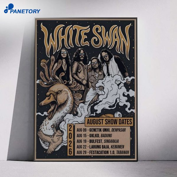 White Swan Tour Aug 2026 Poster