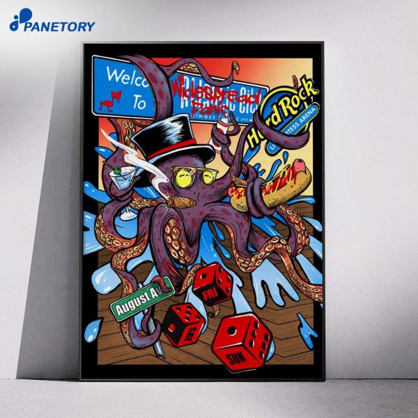 Widespread Panic Atlantic City Nj Aug 14-16 2026 Poster