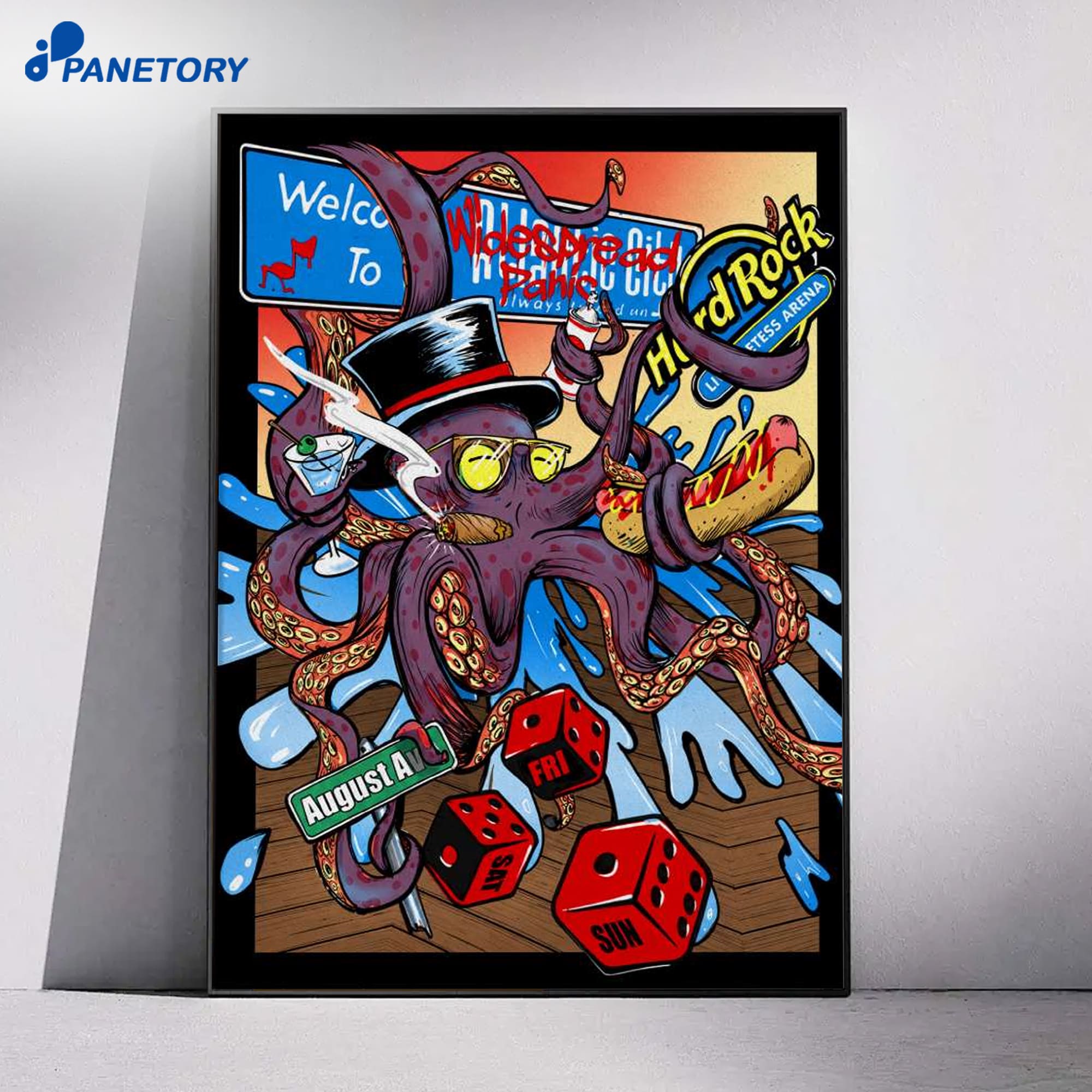 Widespread Panic Atlantic City Nj Aug 14-16 2026 Poster 4 Widespread Panic Atlantic City Nj Aug 14-16 2026 Poster 1