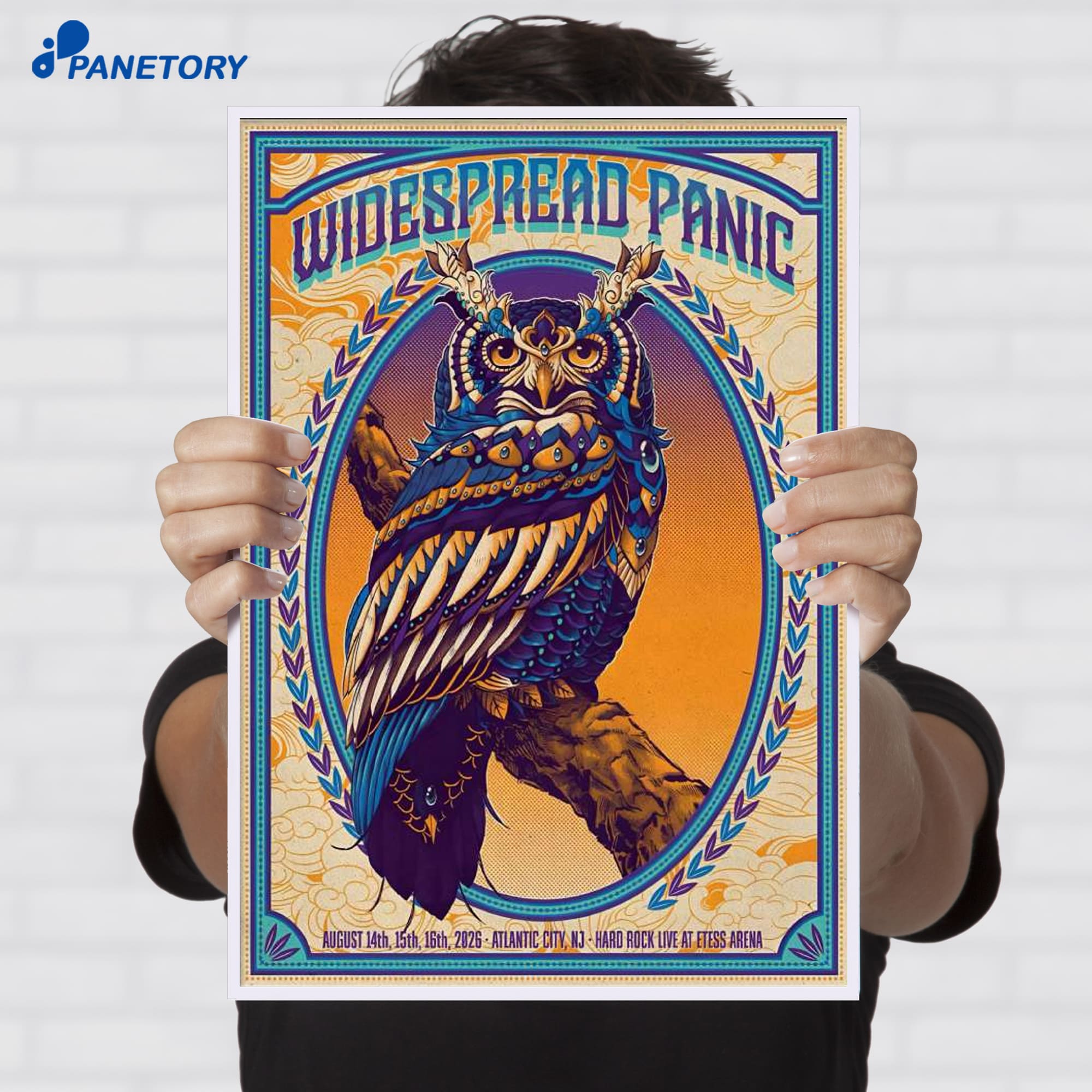 Widespread Panic Atlantic City Tour Aug 14-16 2026 Poster Widespread Panic Atlantic City Tour Aug 14-16 2026 Poster