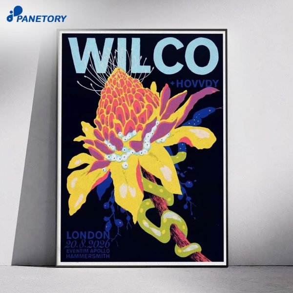 Wilco Eventim Apollo London Uk Aug 20 2026 Poster