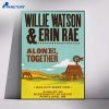 Willie Watson And Erin Rae Mississippi Studios Portland Or Aug 30 2026 Poster
