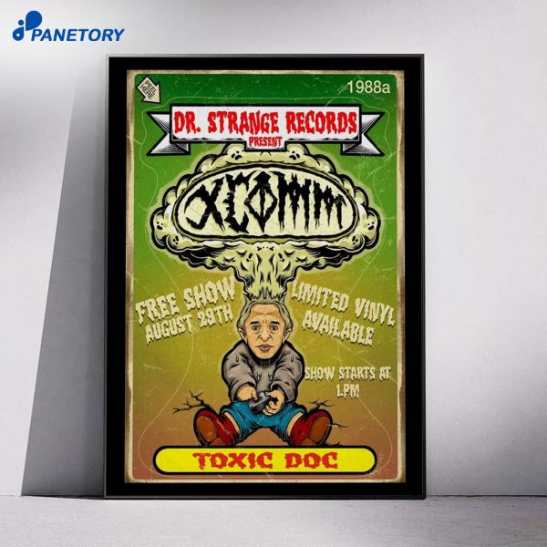 Xcomm Toxic Doc Exclusive Concert Poster