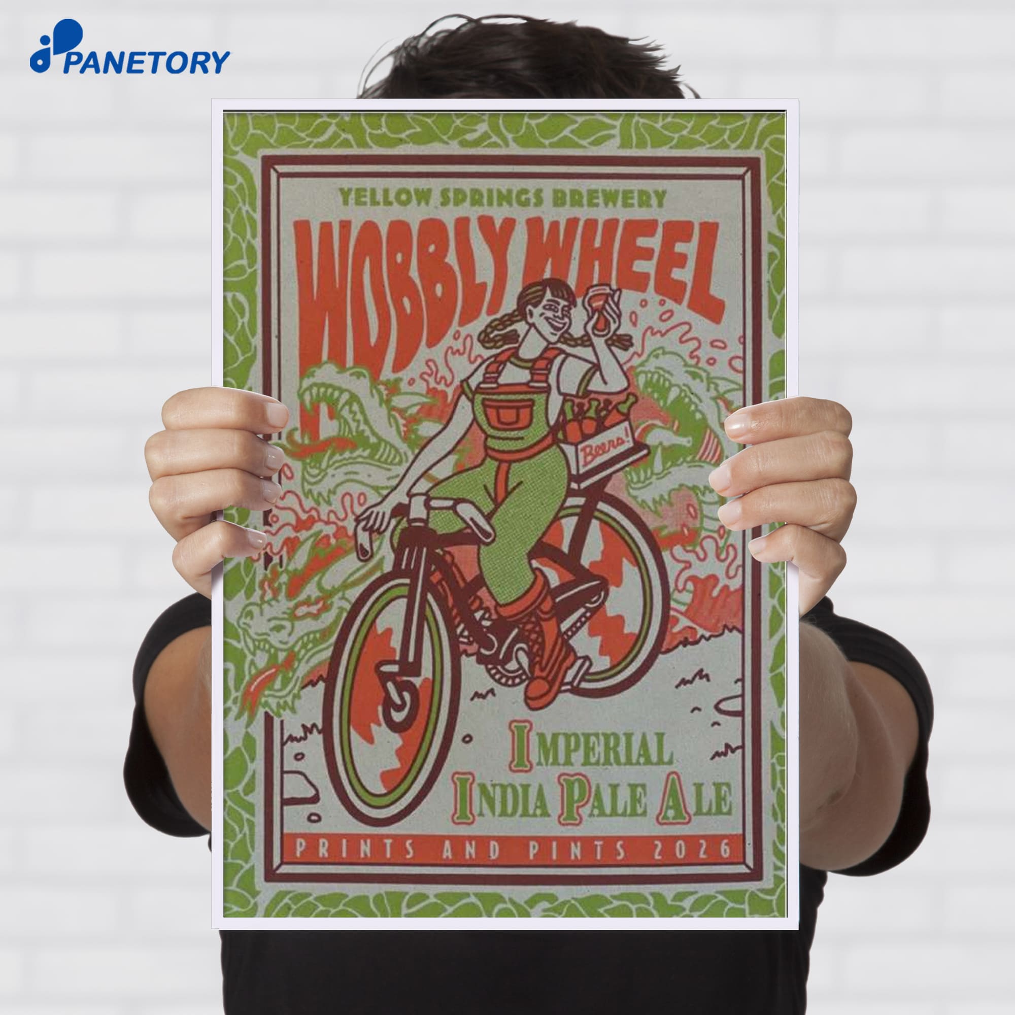 Yellow Springs Brewery Wobbly Wheel Prints And Pints 2026 Poster Yellow Springs Brewery Wobbly Wheel Prints And Pints 2026 Poster