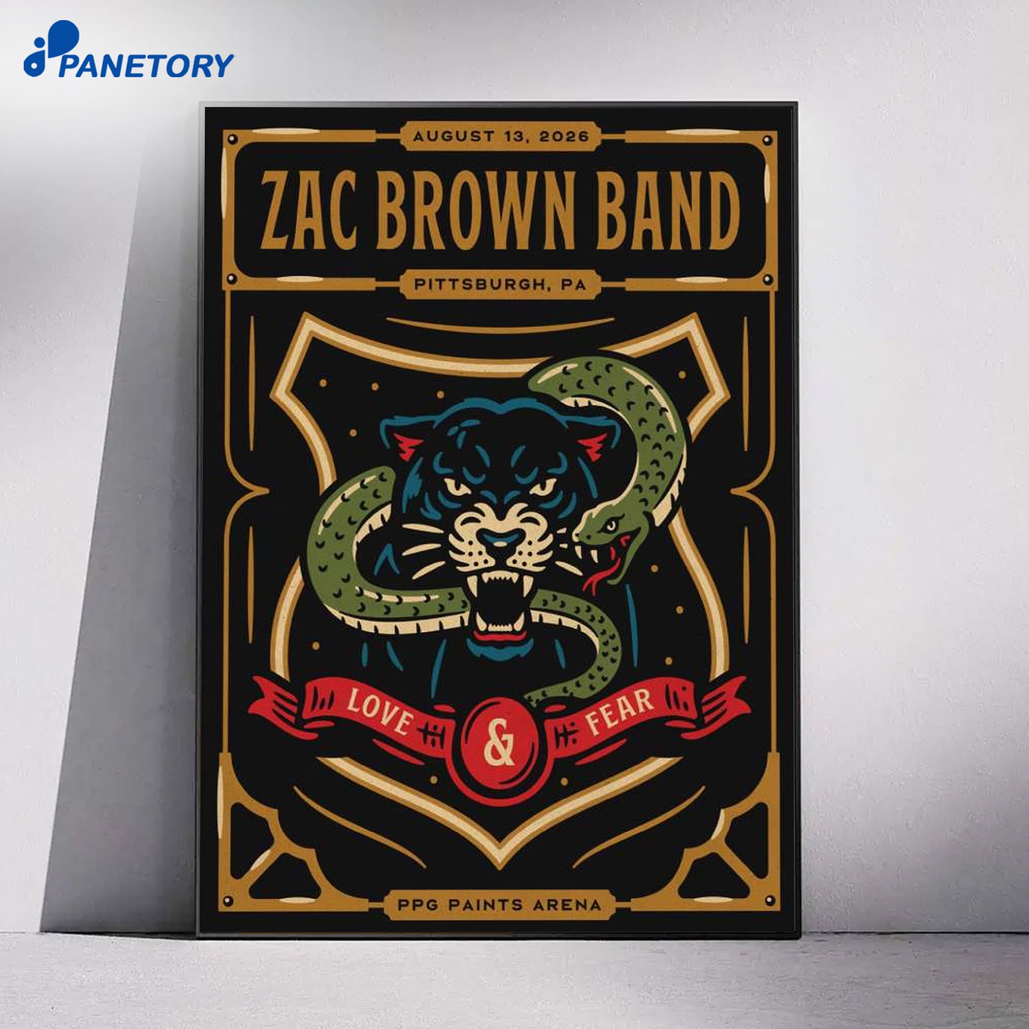 Zac Brown Band Ppg Paints Arena Pittsburgh Pa Aug 13 2026 Poster 4 Zac Brown Band Ppg Paints Arena Pittsburgh Pa Aug 13 2026 Poster 1