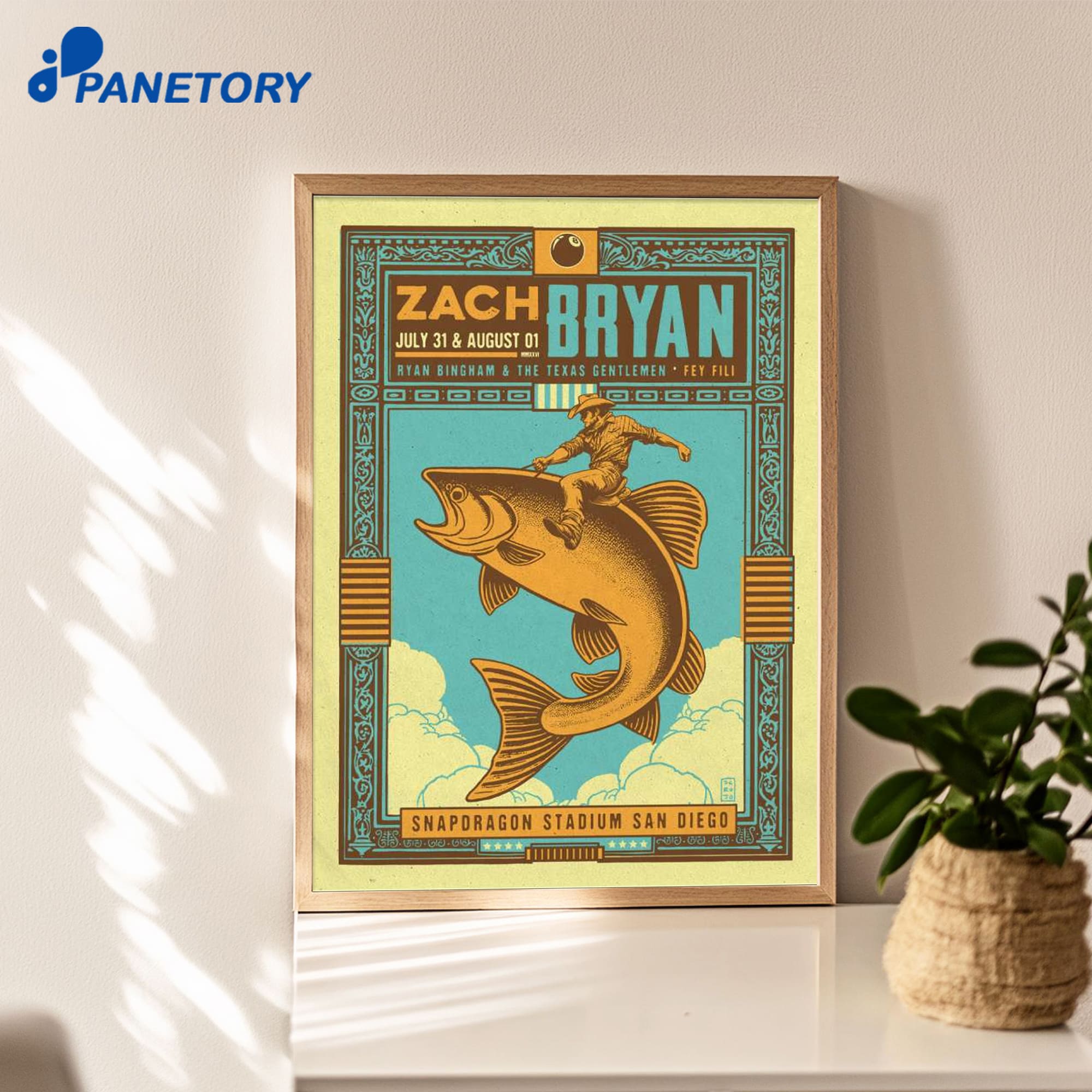 Zach Bryan San Diego Ca Jul 31 Aug 1 2026 Poster Zach Bryan San Diego Ca Jul 31 Aug 1 2026 Poster