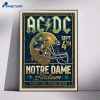 Acdc Notre Dame Stadium Aug 4 2026 Poster 1