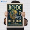 Acdc Notre Dame Stadium Aug 4 2026 Poster 2 Acdc Notre Dame Stadium Aug 4 2026 Poster 2