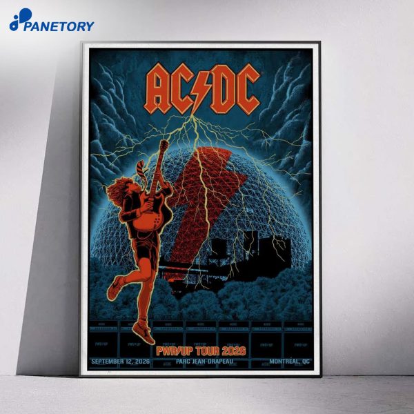 ACDC Parc Jean-Drapeau Montreal QC Sep 12 2026 Poster