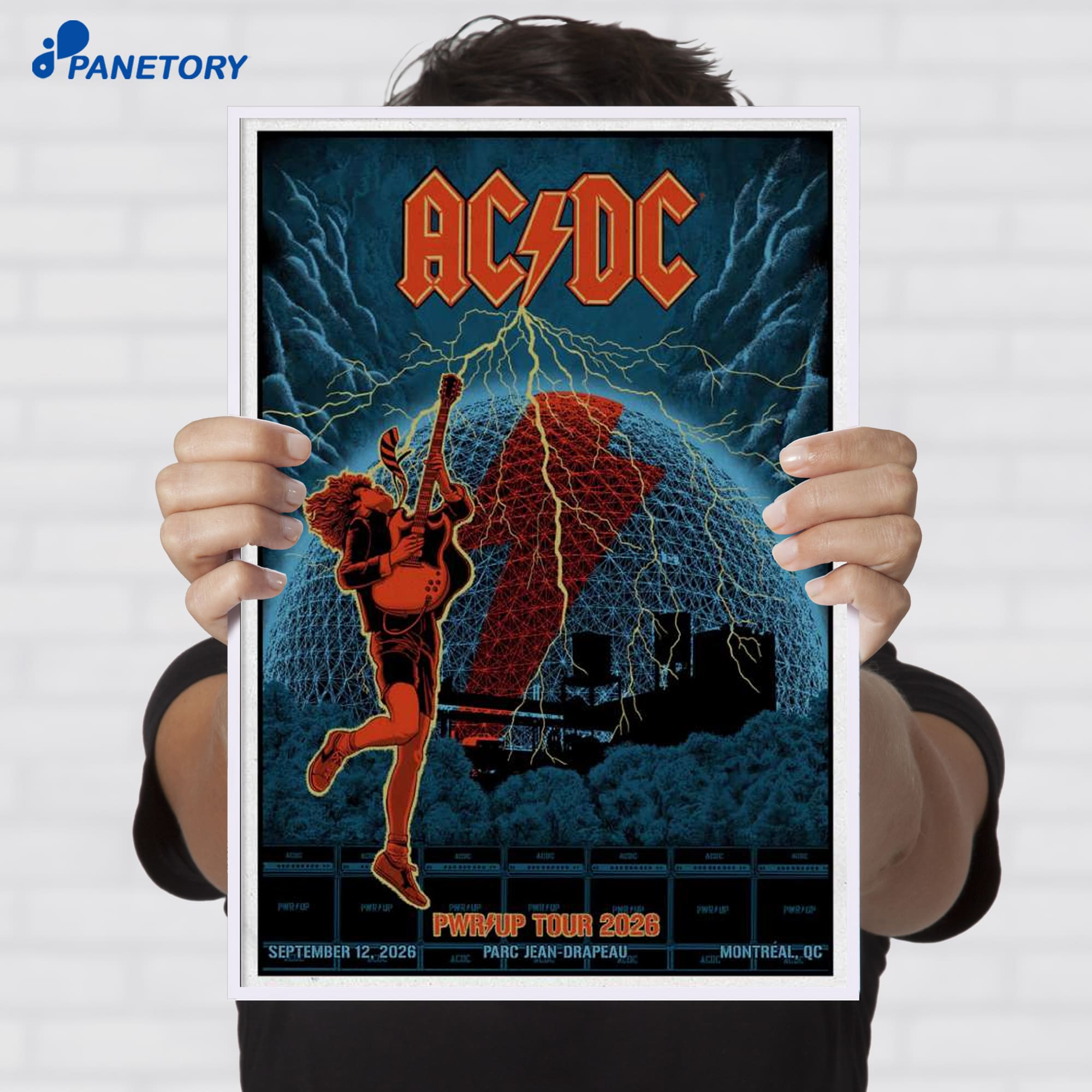 Acdc Parc Jean-Drapeau Montreal Qc Sep 12 2026 Poster Acdc Parc Jean-Drapeau Montreal Qc Sep 12 2026 Poster