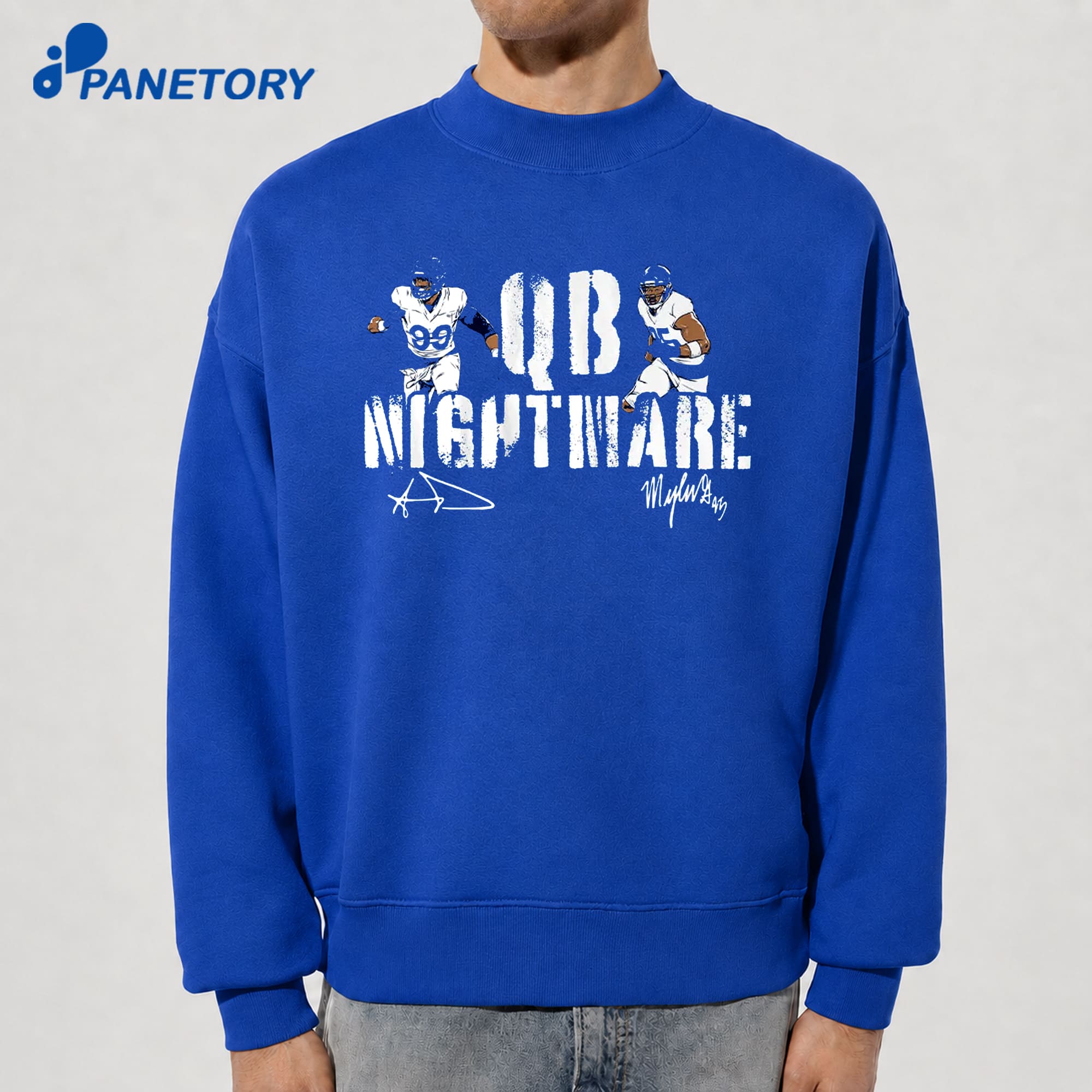 Aaron Donald &Amp; Myles Garrett Qb Nightmare T-Shirt 6 Aaron Donald & Myles Garrett Qb Nightmare T-Shirt 2
