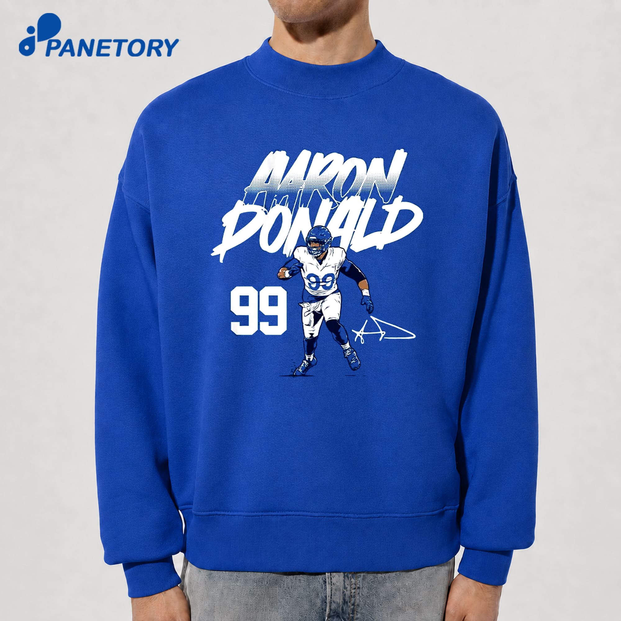Aaron Donald Name &Amp; Number Pose T-Shirt 6 Aaron Donald Name & Number Pose T-Shirt 2