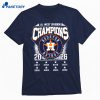Astros Al West Champions 2026 T-shirt 1