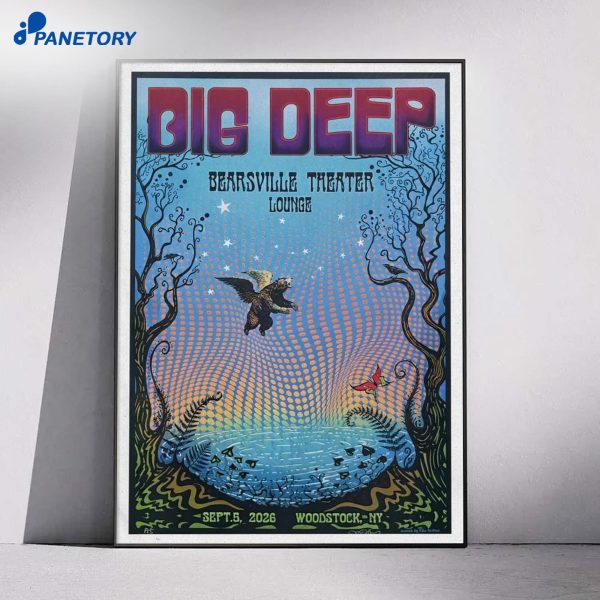 Big Deep Woodstock Bearsville Theater Sep 5 2026 Poster