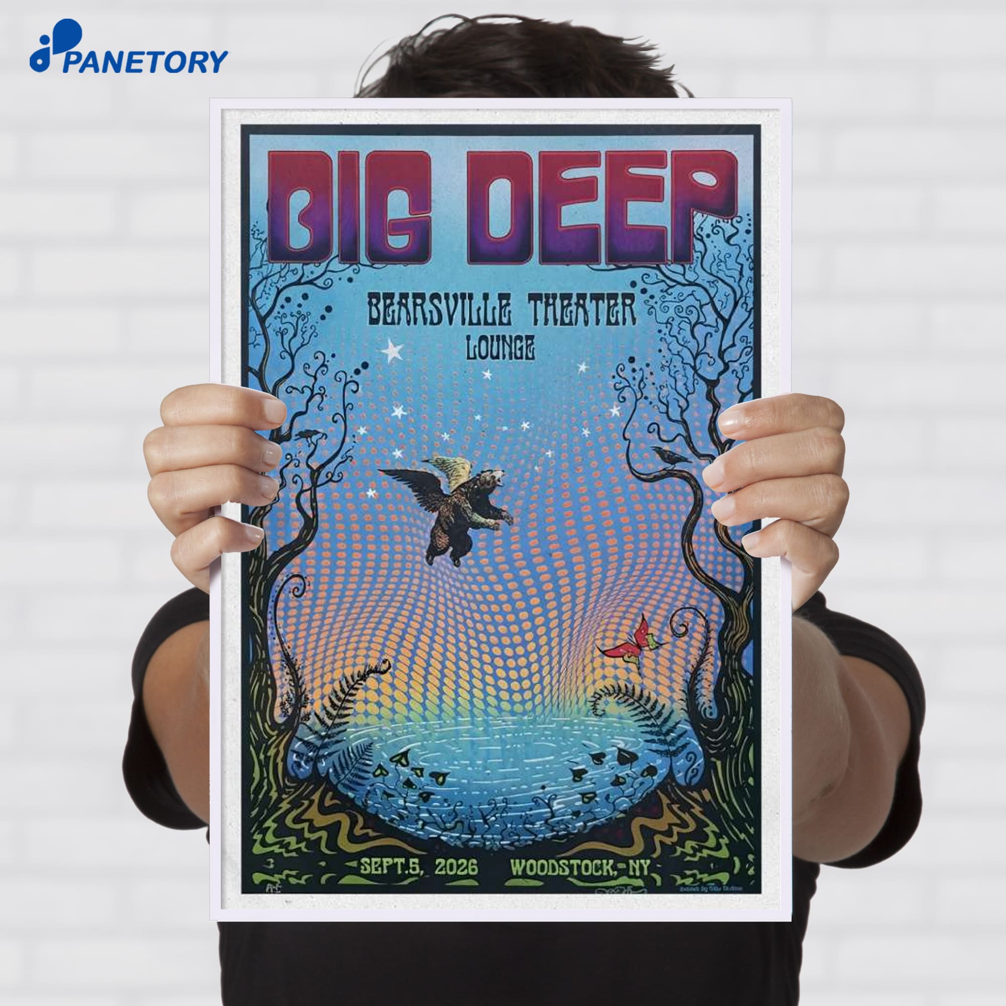 Big Deep Woodstock Bearsville Theater Sep 5 2026 Poster Big Deep Woodstock Bearsville Theater Sep 5 2026 Poster