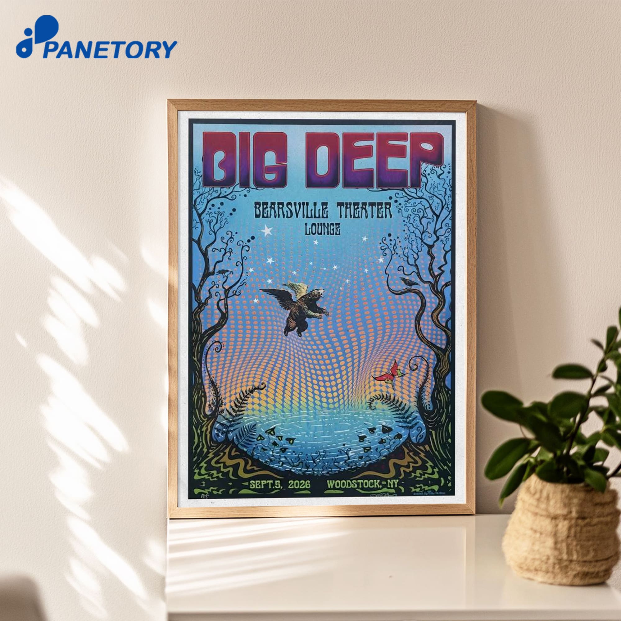 Big Deep Woodstock Bearsville Theater Sep 5 2026 Poster Big Deep Woodstock Bearsville Theater Sep 5 2026 Poster