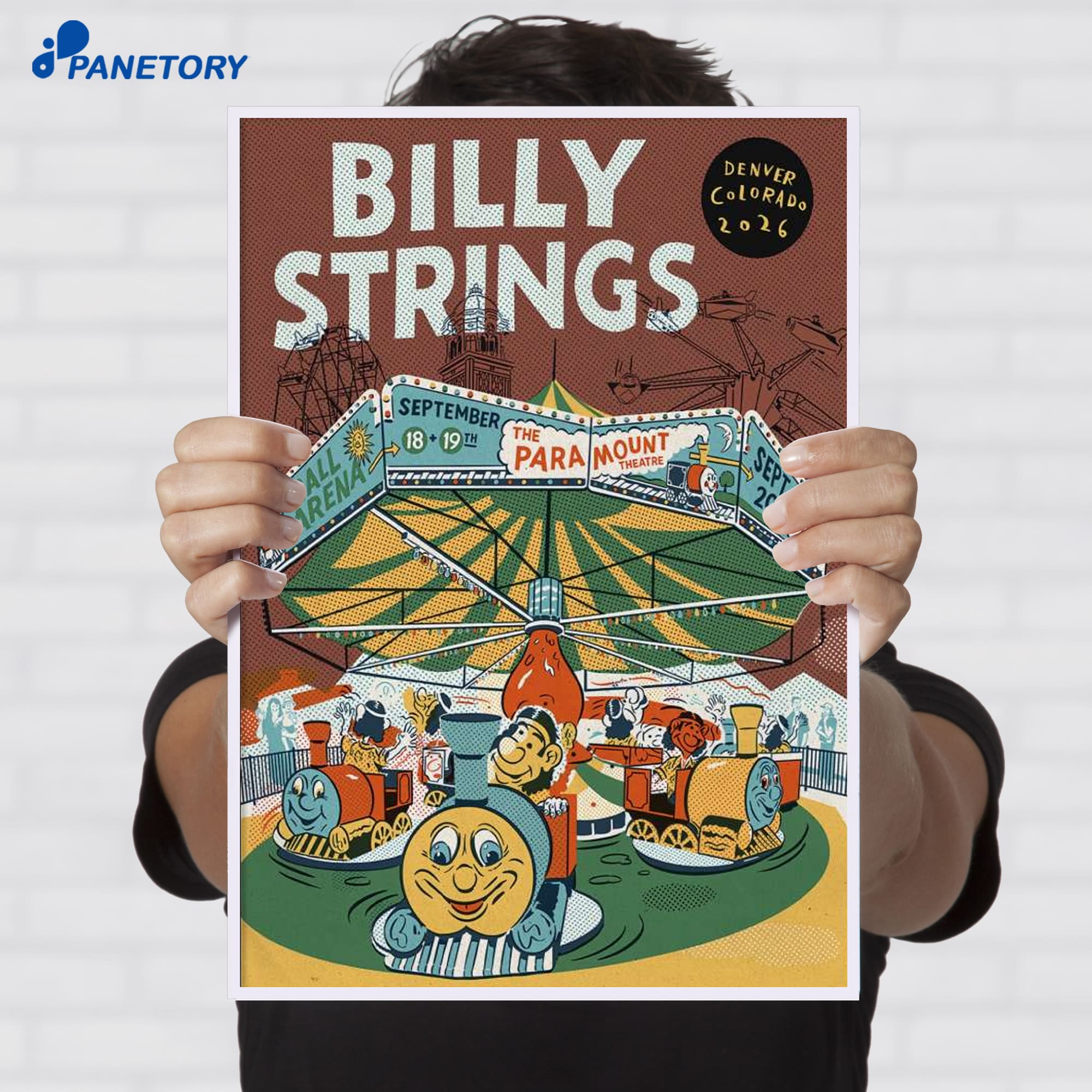 Billy Strings Denver Colorado 2026 Poster Billy Strings Denver Colorado 2026 Poster