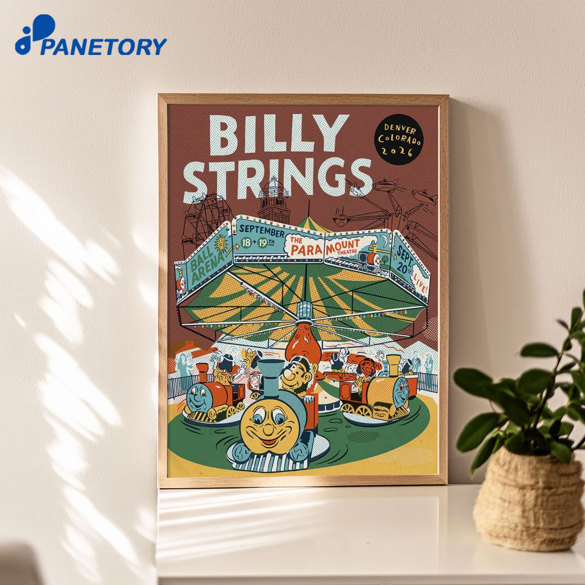 Billy Strings Denver Colorado 2026 Poster Billy Strings Denver Colorado 2026 Poster