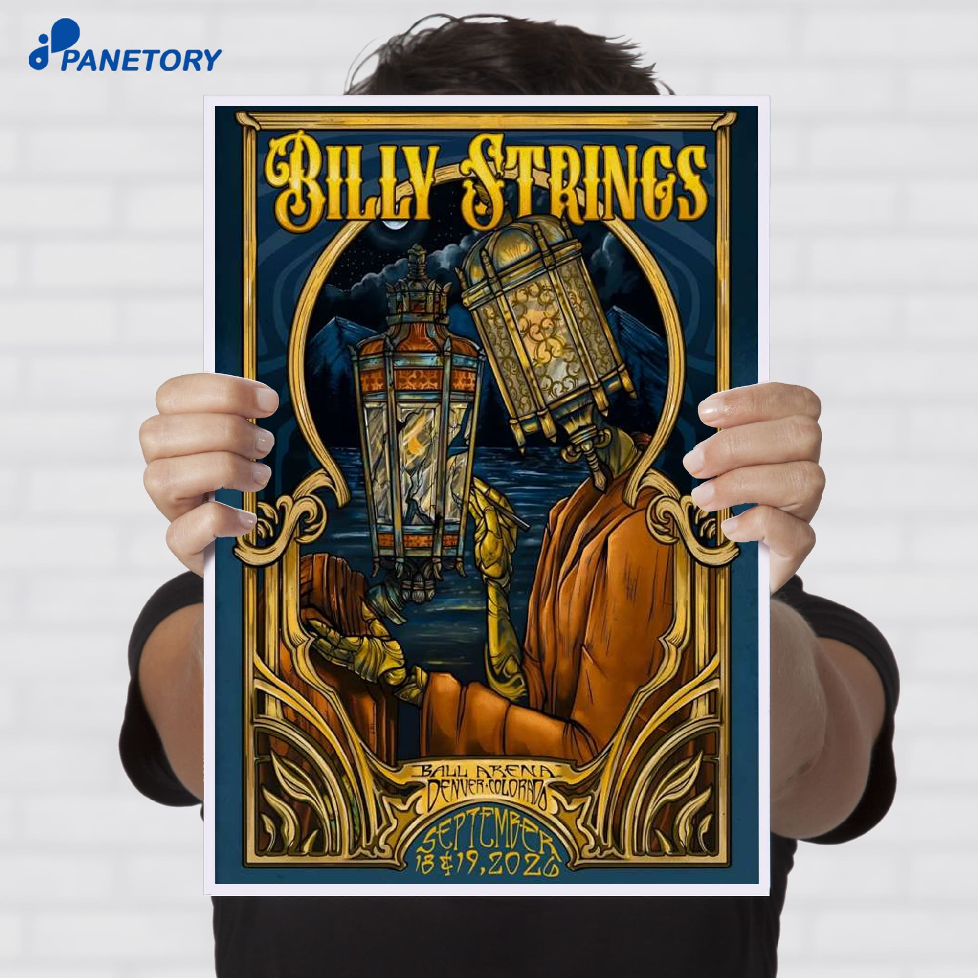Billy Strings Denver Colorado Aug 18-19 2026 Poster Billy Strings Denver Colorado Aug 18-19 2026 Poster