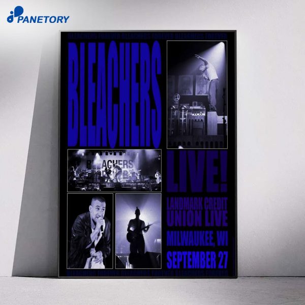 Bleachers Landmark Credit Union Live Milwaukee WI Sep 27 2026 Poster