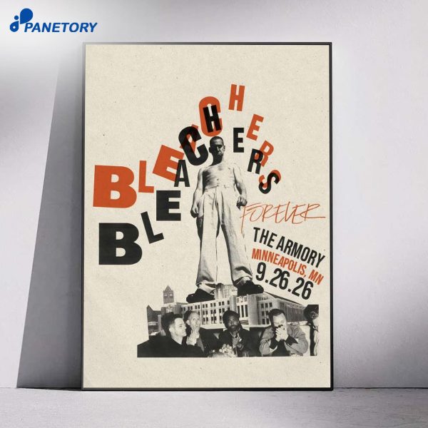 Bleachers Minneapolis MN Sep 26 2026 Poster