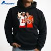 Bo Nix And Patrick Mahomes Middle Finger T-Shirt 3