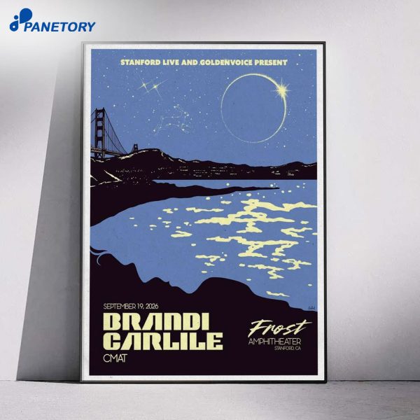 Brandi Carlile Stanford California Show 2026 Poster