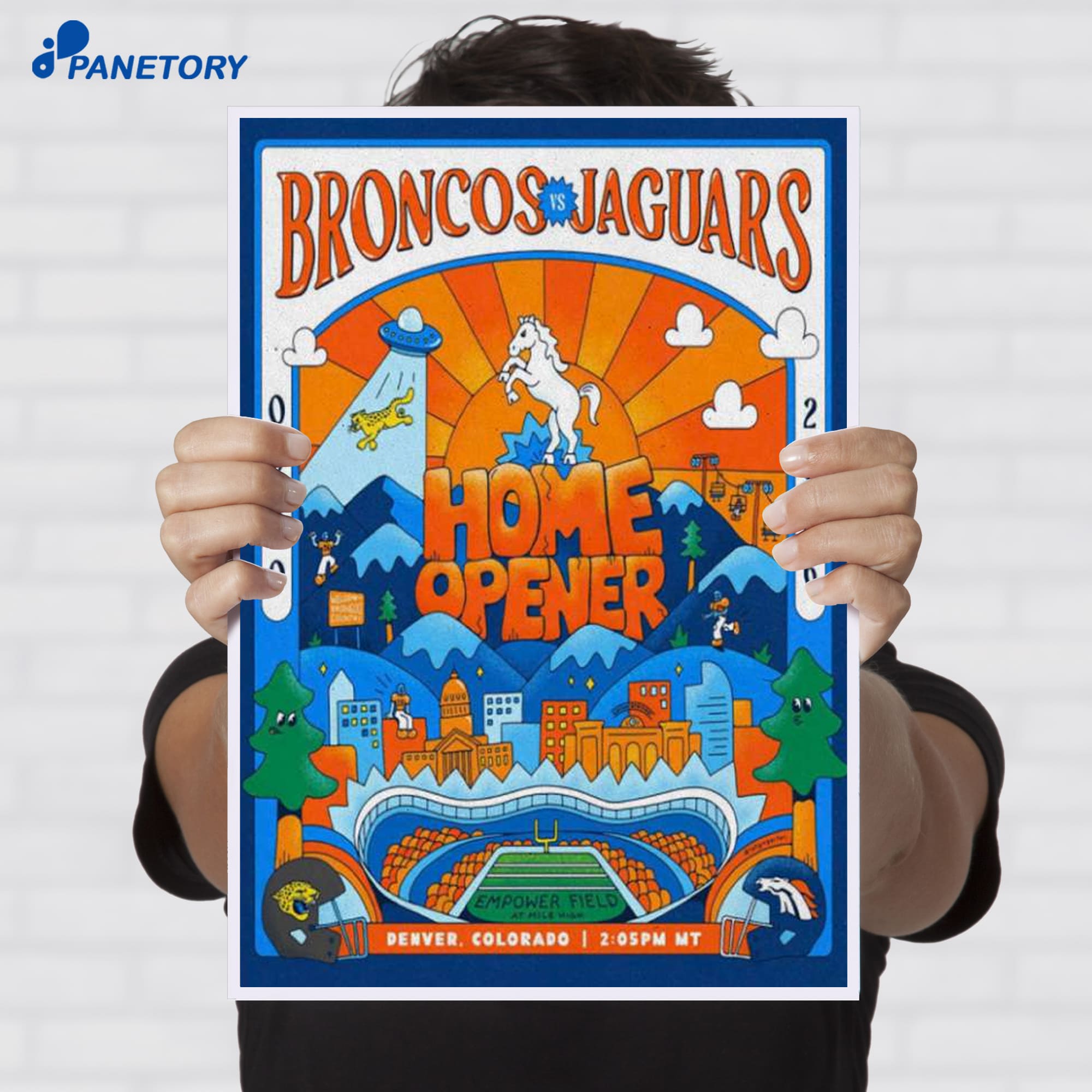 Broncos Vs Jaguars Empower Field Denver Colorado Sep 20 2026 Poster Broncos Vs Jaguars Empower Field Denver Colorado Sep 20 2026 Poster
