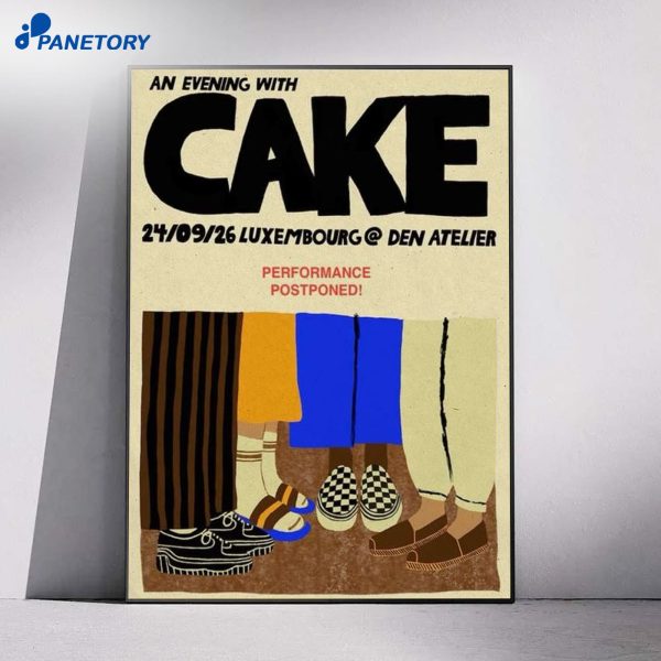 Cake Luxembourg City Den Atelier Concert Sep 24 2026 Poster