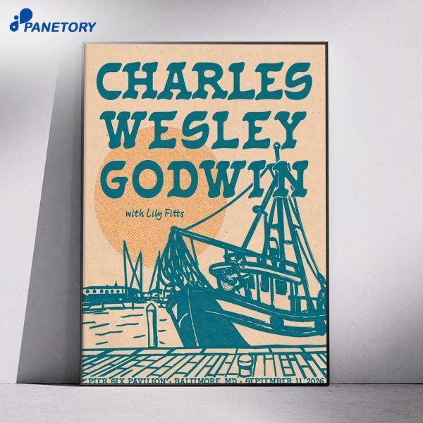 Charles Wesley Godwin Baltimore MD Tour Sep 11 2026 Poster