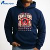 Cleveland Indians Al Central Division 2026 Back 2 Back 2 Back Champions T-Shirt 3
