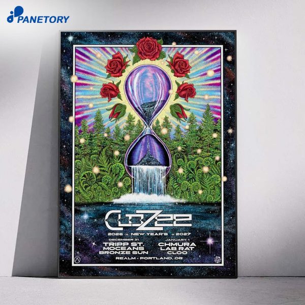 Clozee New Year's Eve Portland OR 2026-2027 Poster