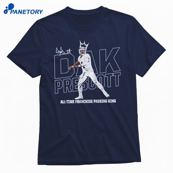 Dak Prescott Dallas Passing King T-Shirt