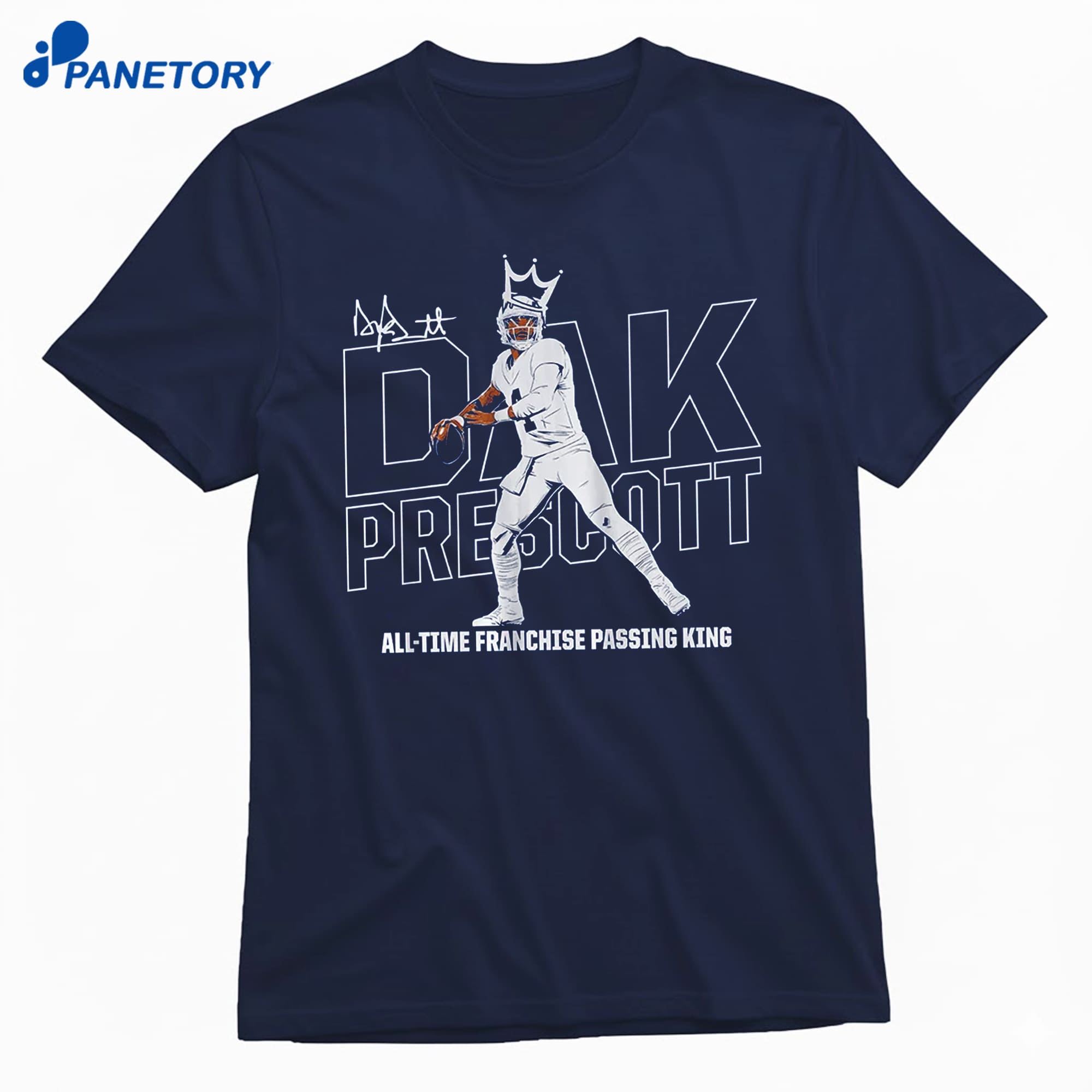 Dak Prescott Dallas Passing King T-Shirt 10 Dak Prescott Dallas Passing King T-Shirt 1