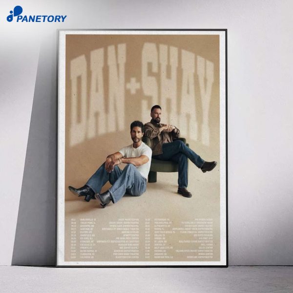 Dan Shay The Young Tour Clarkston MI Oct 3 2026 Poster