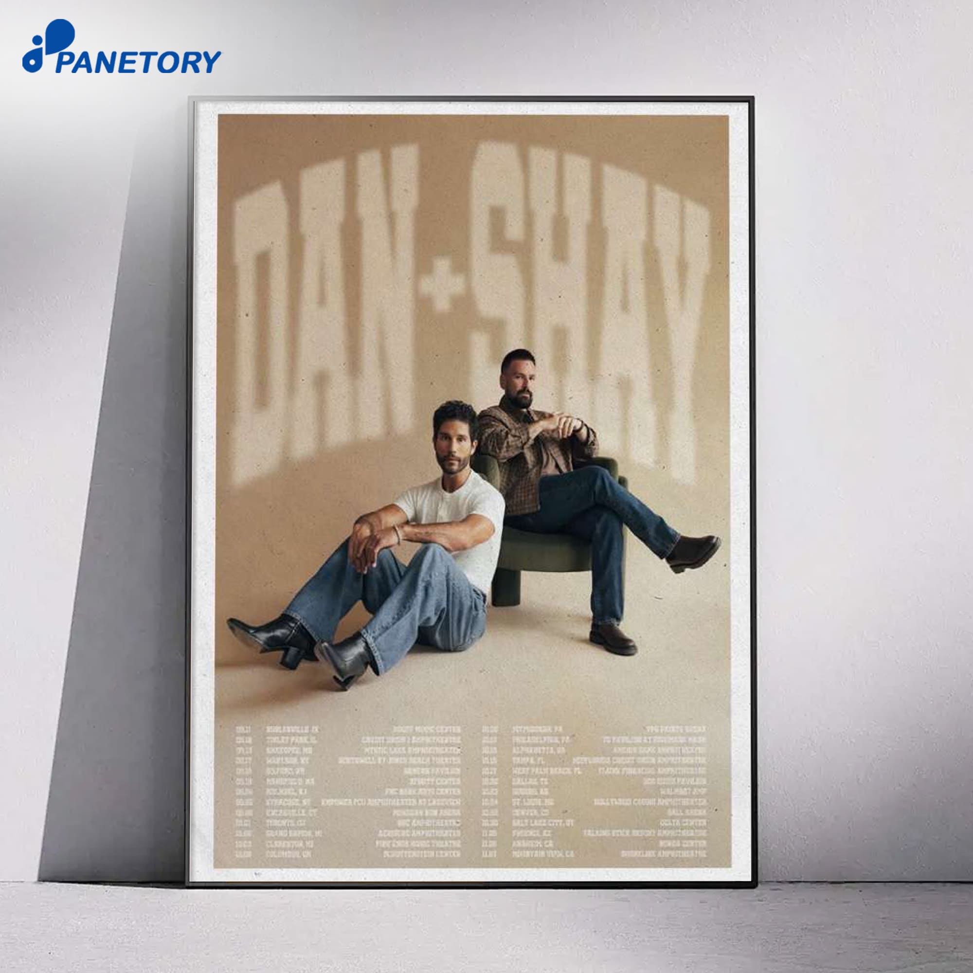 Dan Shay The Young Tour Clarkston Mi Oct 3 2026 Poster 6 Dan Shay The Young Tour Clarkston Mi Oct 3 2026 Poster 1