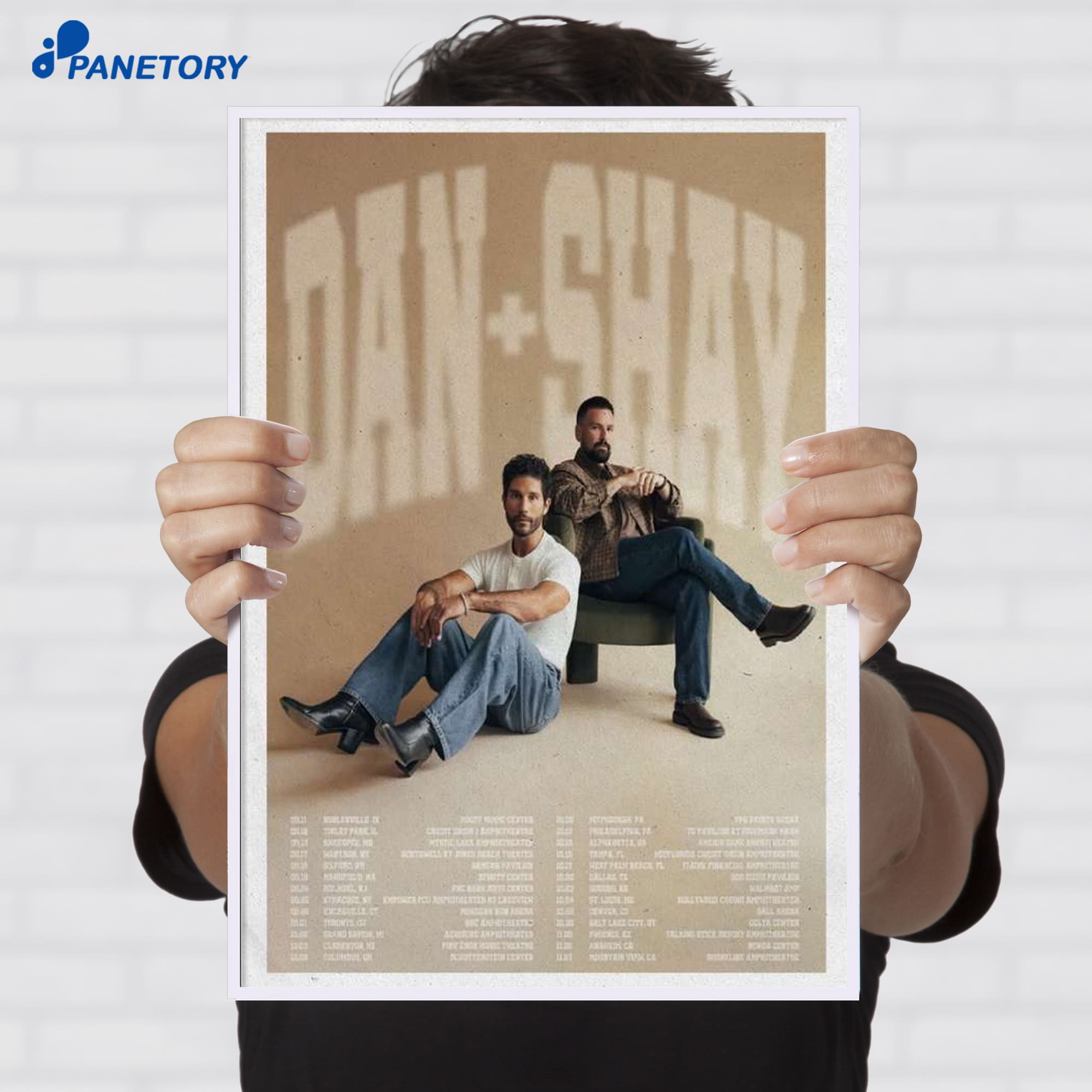 Dan Shay The Young Tour Clarkston Mi Oct 3 2026 Poster Dan Shay The Young Tour Clarkston Mi Oct 3 2026 Poster