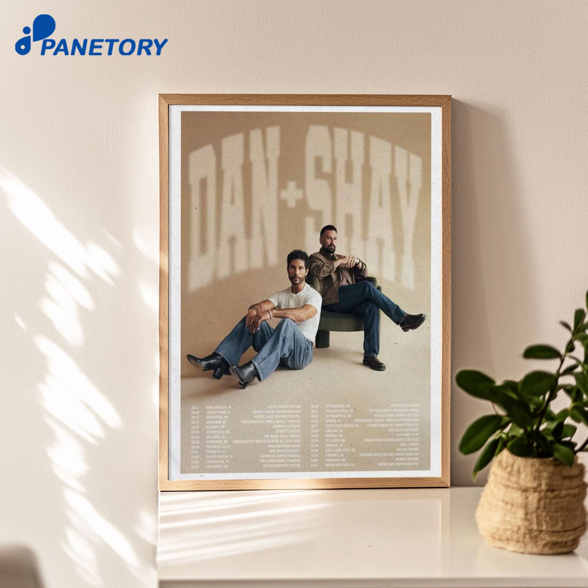 Dan Shay The Young Tour Clarkston Mi Oct 3 2026 Poster Dan Shay The Young Tour Clarkston Mi Oct 3 2026 Poster